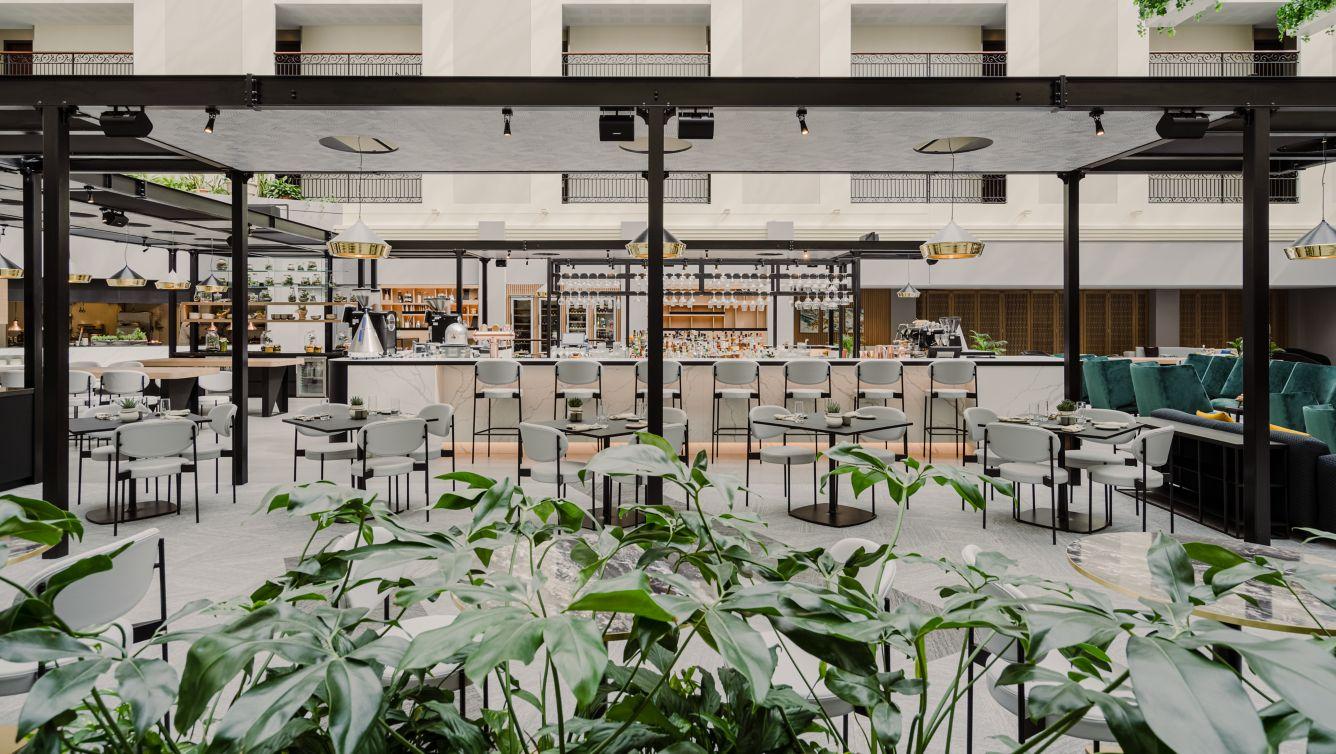 Sheraton Grand Cracovia Exterior foto The restaurant in 2019