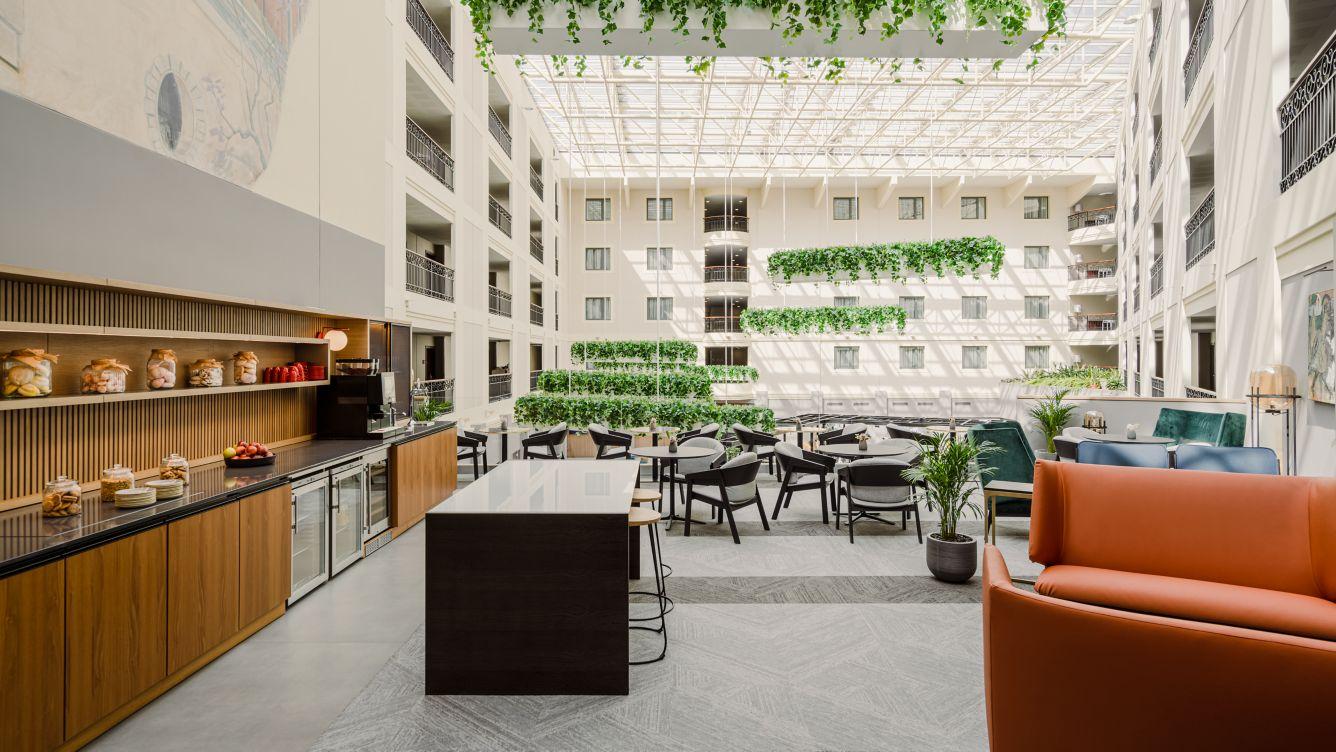 Sheraton Grand Cracovia Exterior foto The Atrium